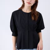 レノクロスウエストタックブラウス | QUEENS COURT | 詳細画像2 
