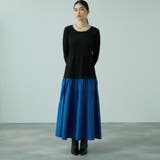 ドッキングライク軽量ニットワンピース≪手洗い可能≫ | VICKY | 詳細画像2 