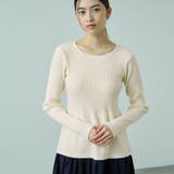 ドッキングライク軽量ニットワンピース≪手洗い可能≫ | VICKY | 詳細画像5 