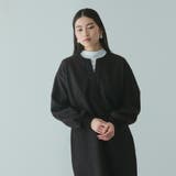 ソフトニットメルトンキーネックワンピース≪手洗い可能≫ | VICKY | 詳細画像12 