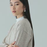 ソフトニットメルトンキーネックワンピース≪手洗い可能≫ | VICKY | 詳細画像8 