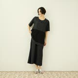 ブラック | 【アンサンブル】UVカットジャージワンピース ビスチェセット | VICKY