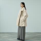 フェイクムートンミドルダブルコート | VICKY | 詳細画像4 