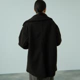 フェイクムートンミドルダブルコート | VICKY | 詳細画像7 