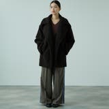 フェイクムートンミドルダブルコート | VICKY | 詳細画像9 