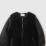 ボア切替ノーカラーミドルコート | VICKY | 詳細画像11 