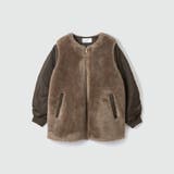 ボア切替ノーカラーミドルコート | VICKY | 詳細画像8 