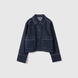 フラップポケットショートデニムブルゾン≪手洗い可能≫ | VICKY | 詳細画像11 