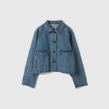 フラップポケットショートデニムブルゾン≪手洗い可能≫ | VICKY | 詳細画像12 