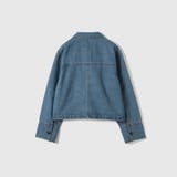 フラップポケットショートデニムブルゾン≪手洗い可能≫ | VICKY | 詳細画像13 