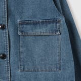 フラップポケットショートデニムブルゾン≪手洗い可能≫ | VICKY | 詳細画像17 