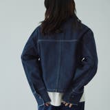 フラップポケットショートデニムブルゾン≪手洗い可能≫ | VICKY | 詳細画像6 