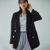 ブラック | 【追加生産】メッシュダブルテーラージャケット≪手洗い可能≫ | VICKY