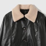 ボアカラーフェイクレザーブルゾン | VICKY | 詳細画像14 