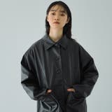 ボアカラーフェイクレザーブルゾン | VICKY | 詳細画像3 