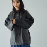 ボアカラーフェイクレザーブルゾン | VICKY | 詳細画像4 