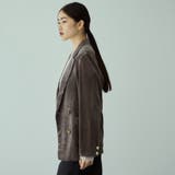 シアーベロアダブルテーラージャケット | VICKY | 詳細画像12 