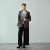 シアーベロアダブルテーラージャケット | VICKY | 詳細画像7 