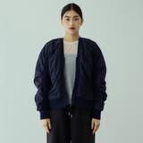 ミラノリブギャザーZIPブルゾン | VICKY | 詳細画像3