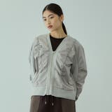 ミラノリブギャザーZIPブルゾン | VICKY | 詳細画像8