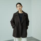 ブラック系その他 | ツィーディチェックWボタンジャコット | VICKY