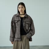 ブラック | MIXツィードCPOジャケット | VICKY