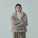 ベージュ | フェイクファージャケット | VICKY