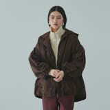 ダークグレー | ボアライナー付きナイロンフーディブルゾン≪洗濯機で洗える≫ | VICKY