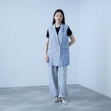 【シーズンレス】ナイロンツイルデニムベスト | VICKY | 詳細画像8 