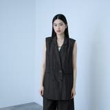 【シーズンレス】ナイロンツイルデニムベスト | VICKY | 詳細画像4 