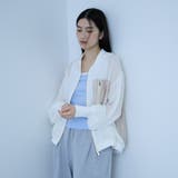 オフホワイト | 【大人の抜け感】メッシュブルゾン | VICKY