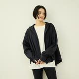 ブラック | 【日傘より、自由】ひんやりバックデザインパーカー | VICKY