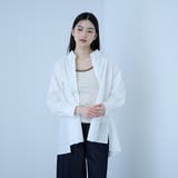 オフホワイト | 【大人の抜け感】コーマコットンバックフレアシャツ | VICKY