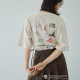 オフホワイト | OZTMマルチプリントTシャツ≪洗濯機で洗える≫ | VICKY