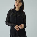 カットレースポロトップス≪手洗い可能≫ | VICKY | 詳細画像10