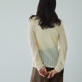 カットレースポロトップス≪手洗い可能≫ | VICKY | 詳細画像4