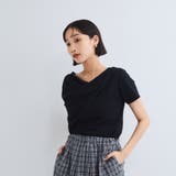 アシンメトリードレープカットソー≪手洗い可能≫ | VICKY | 詳細画像11