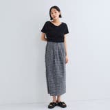 アシンメトリードレープカットソー≪手洗い可能≫ | VICKY | 詳細画像12