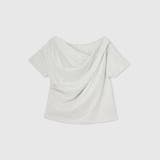 アシンメトリードレープカットソー≪手洗い可能≫ | VICKY | 詳細画像16