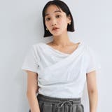 アシンメトリードレープカットソー≪手洗い可能≫ | VICKY | 詳細画像8