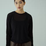 ブラック | セカンドスキンシアープルオーバー≪手洗い可能≫ | VICKY