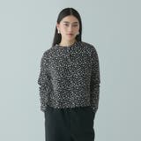 ブラック系その他 | アニマル柄カーディガン≪手洗い可能≫ | VICKY