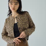ベージュ系その他 | アニマル柄カーディガン≪手洗い可能≫ | VICKY