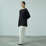 セミシアーオーバーサイズカットソー≪手洗い可能≫ | VICKY | 詳細画像5