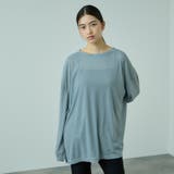 セミシアーオーバーサイズカットソー≪手洗い可能≫ | VICKY | 詳細画像6