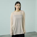 セミシアーオーバーサイズカットソー≪手洗い可能≫ | VICKY | 詳細画像8