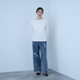 【シーズンレス】袖刺繍コットンプルオーバー | VICKY | 詳細画像10