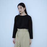 【シーズンレス】袖刺繍コットンプルオーバー | VICKY | 詳細画像3