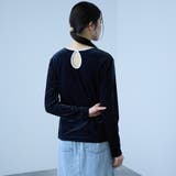 シアーベロアロングスリーブカットソー【日本製】 | VICKY | 詳細画像4