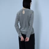 シアーベロアロングスリーブカットソー【日本製】 | VICKY | 詳細画像7